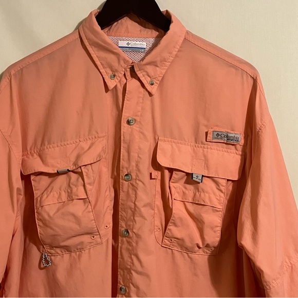 Columbia Other - Columbia Men’s PFG Omni Shade Button Up Vented Outdoor Fishing Shirt Size Large
